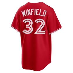 Dave Winfield Youth Toronto Blue Jays Red Replica Canada Day Jersey