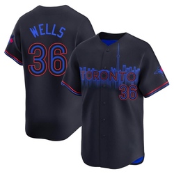 David Wells Men's Toronto Blue Jays Black Limited 2024 City Connect Jersey
