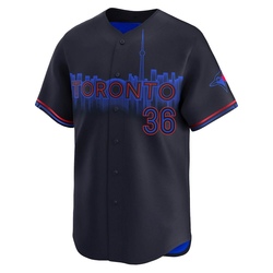 David Wells Men's Toronto Blue Jays Black Limited 2024 City Connect Jersey