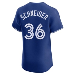 Davis Schneider Men's Toronto Blue Jays Royal Elite Alternate Jersey