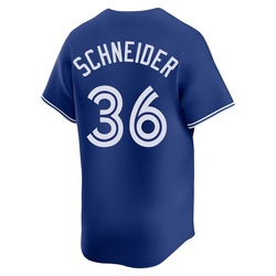 Davis Schneider Men's Toronto Blue Jays Royal Limited Alternate Jersey