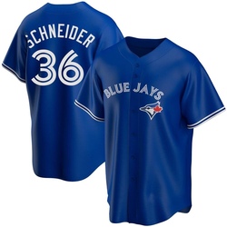 Davis Schneider Men's Toronto Blue Jays Royal Replica Alternate Jersey