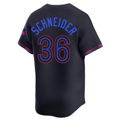 Davis Schneider Youth Toronto Blue Jays Black Limited 2024 City Connect Jersey