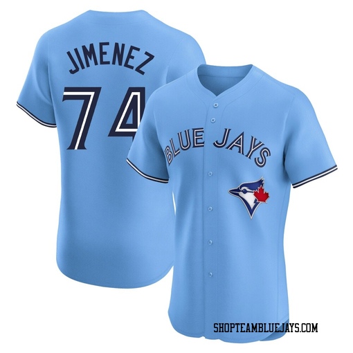Eloy Jimenez Men's Toronto Blue Jays Blue Elite Powder Alternate Jersey