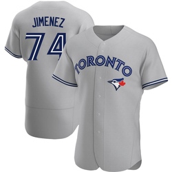 Eloy Jimenez Men's Toronto Blue Jays Gray Authentic Road Jersey