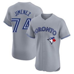 Eloy Jimenez Men's Toronto Blue Jays Gray Elite Road Jersey