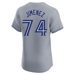 Eloy Jimenez Men's Toronto Blue Jays Gray Elite Road Jersey