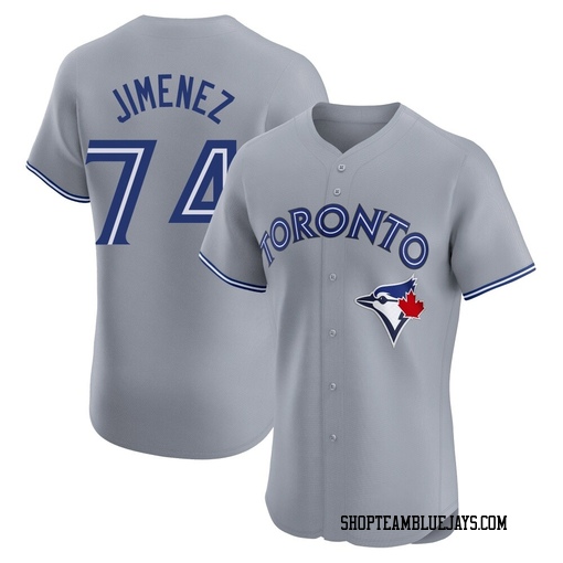 Eloy Jimenez Men's Toronto Blue Jays Gray Elite Road Jersey