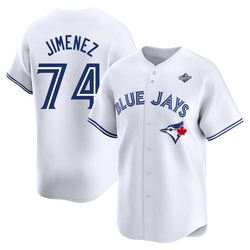 Eloy Jimenez Men's Toronto Blue Jays White Limited Home 2025 World Series Jersey