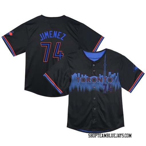 Eloy Jimenez Toddler Toronto Blue Jays Black Limited 2024 City Connect Jersey
