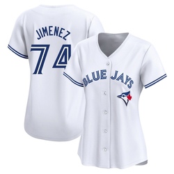 Eloy Jimenez Women's Toronto Blue Jays White Limited Home Jersey