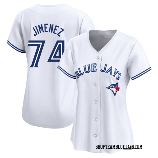 Eloy Jimenez Women's Toronto Blue Jays White Limited Home Jersey