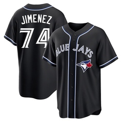 Eloy Jimenez Youth Toronto Blue Jays Black Replica Fashion Out Jersey