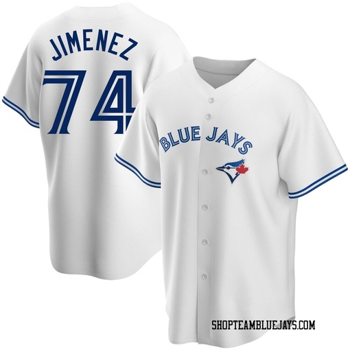 Eloy Jimenez Youth Toronto Blue Jays White Replica Home Jersey