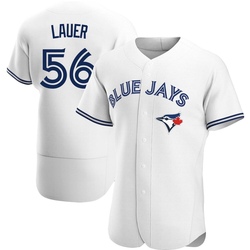 Eric Lauer Men's Toronto Blue Jays White Authentic Home Jersey