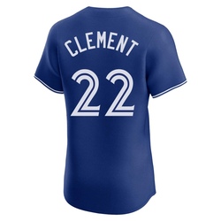 Ernie Clement Men's Toronto Blue Jays Royal Elite Alternate Jersey