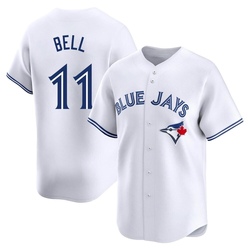 George Bell Youth Toronto Blue Jays White Limited Home Jersey