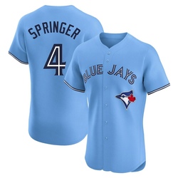 George Springer Men's Toronto Blue Jays Blue Elite Powder Alternate Jersey