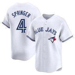 George Springer Men's Toronto Blue Jays White Limited Home Jersey