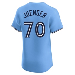 Hayden Juenger Men's Toronto Blue Jays Blue Elite Powder Alternate Jersey