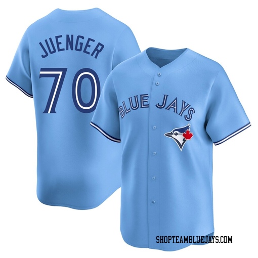 Hayden Juenger Men's Toronto Blue Jays Blue Limited Powder Alternate Jersey