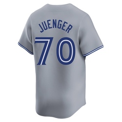 Hayden Juenger Men's Toronto Blue Jays Gray Limited Away Jersey