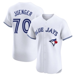 Hayden Juenger Men's Toronto Blue Jays White Elite Home Jersey