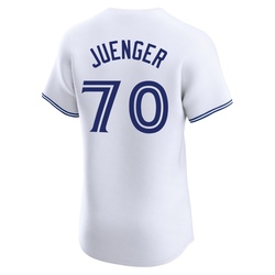 Hayden Juenger Men's Toronto Blue Jays White Elite Home Jersey