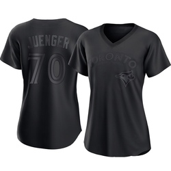 Hayden Juenger Women's Toronto Blue Jays Black Replica Pitch Fashion Jersey