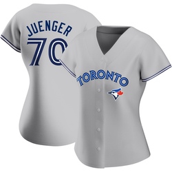 Hayden Juenger Women's Toronto Blue Jays Gray Authentic Road Jersey