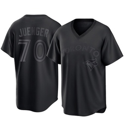 Hayden Juenger Youth Toronto Blue Jays Black Replica Pitch Fashion Jersey