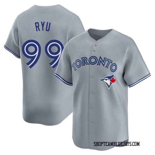 Hyun Jin Ryu Men's Toronto Blue Jays Gray Limited Away Jersey