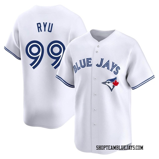 Hyun Jin Ryu Men's Toronto Blue Jays White Limited Home Jersey