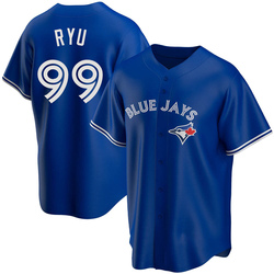 Hyun Jin Ryu Youth Toronto Blue Jays Royal Replica Alternate Jersey