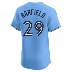 Jesse Barfield Men's Toronto Blue Jays Blue Elite Powder Alternate Jersey