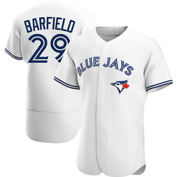 Jesse Barfield Men's Toronto Blue Jays White Authentic Home Jersey