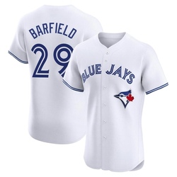 Jesse Barfield Men's Toronto Blue Jays White Elite Home Jersey