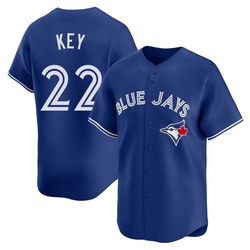Jimmy Key Men's Toronto Blue Jays Royal Limited Alternate Jersey