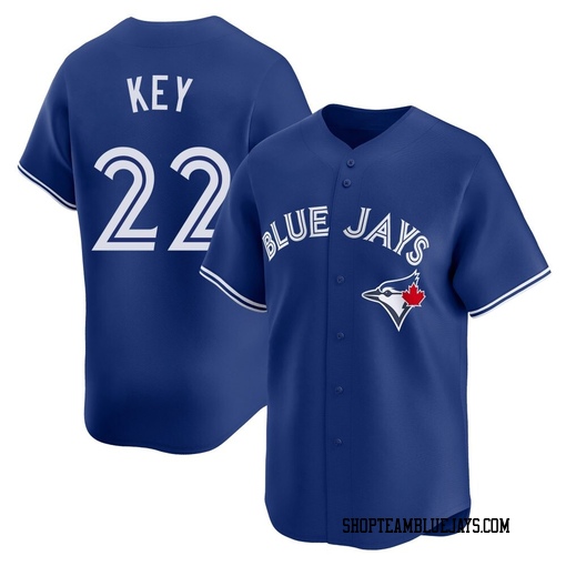 Jimmy Key Men's Toronto Blue Jays Royal Limited Alternate Jersey