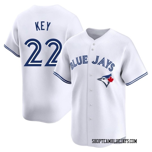Jimmy Key Men's Toronto Blue Jays White Limited Home Jersey