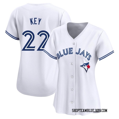 Jimmy Key Women's Toronto Blue Jays White Limited Home Jersey