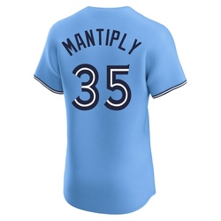 Joe Mantiply Men's Toronto Blue Jays Blue Elite Powder Alternate Jersey