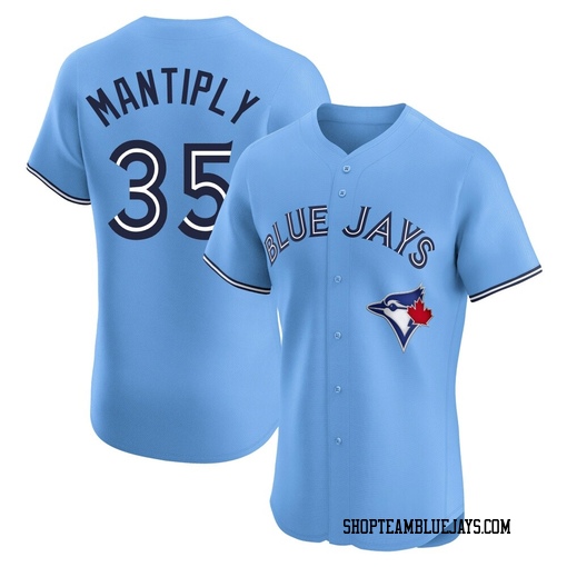 Joe Mantiply Men's Toronto Blue Jays Blue Elite Powder Alternate Jersey