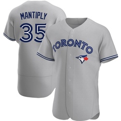Joe Mantiply Men's Toronto Blue Jays Gray Authentic Road Jersey