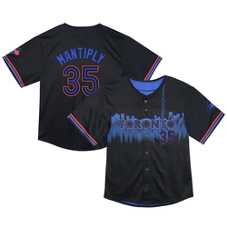 Joe Mantiply Toddler Toronto Blue Jays Black Limited 2024 City Connect Jersey