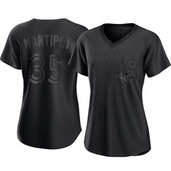 Joe Mantiply Women's Toronto Blue Jays Black Replica Pitch Fashion Jersey
