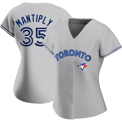 Joe Mantiply Women's Toronto Blue Jays Gray Authentic Road Jersey
