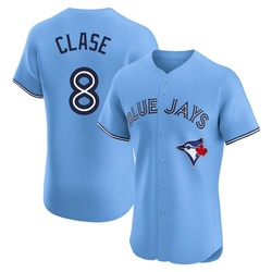 Jonatan Clase Men's Toronto Blue Jays Blue Elite Powder Alternate Jersey
