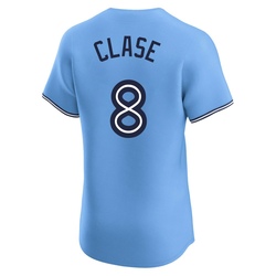 Jonatan Clase Men's Toronto Blue Jays Blue Elite Powder Alternate Jersey