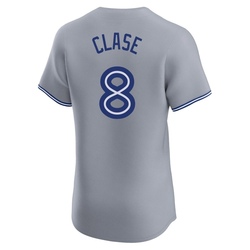 Jonatan Clase Men's Toronto Blue Jays Gray Elite Road Jersey